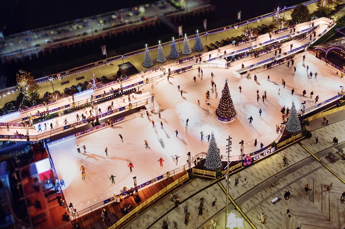 Glide at the Battersea Power Station ice rink this festive season