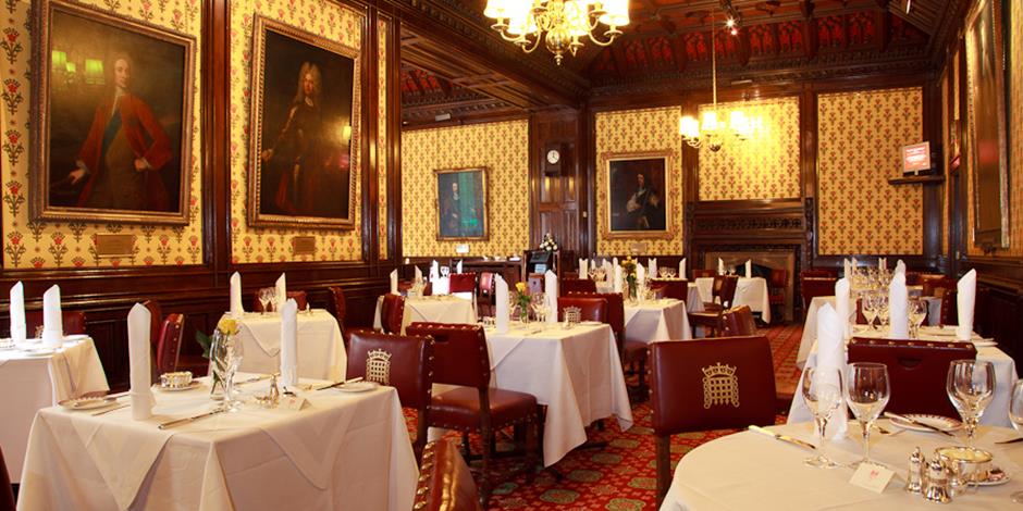 Dine like the Prime Minister at Parliament’s Peers’ Dining Room 