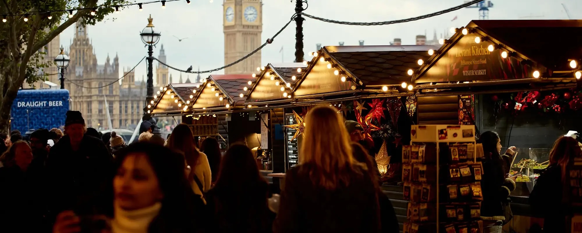 Southbank Centre’s winter market returns to the River Thames