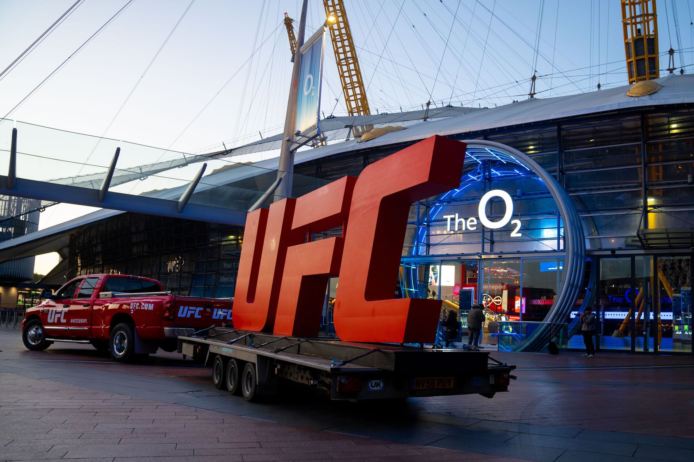 London gears up for UFC's action-packed event at The O2