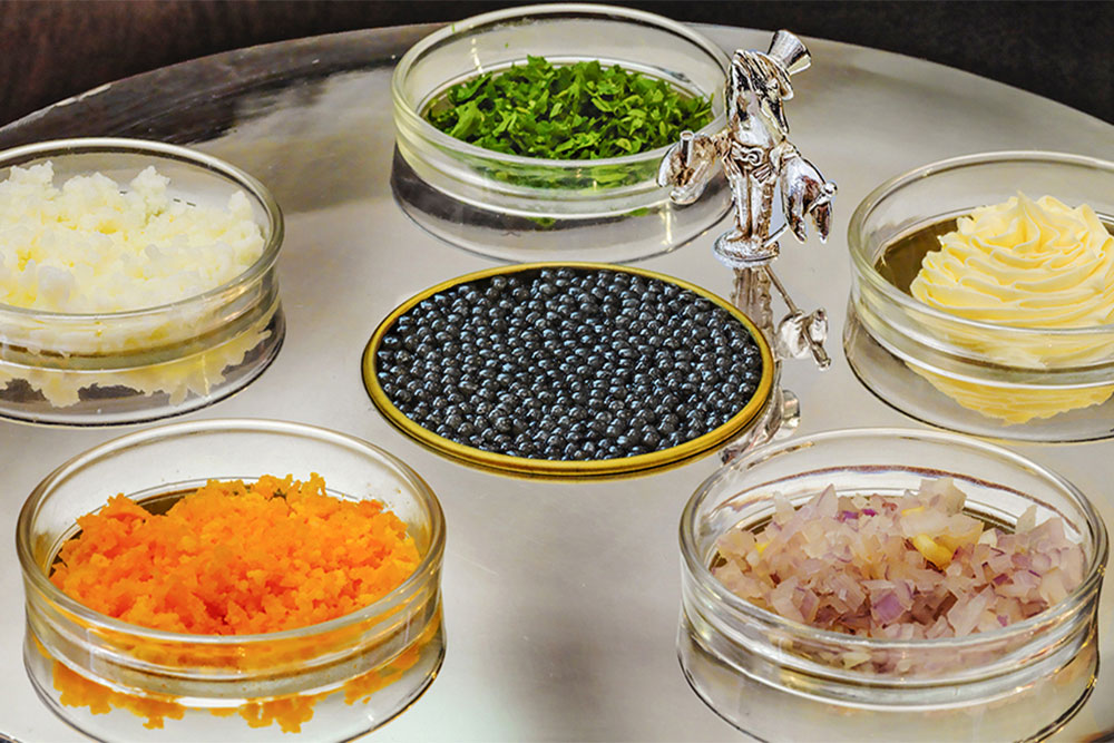 caviar restaurants in London