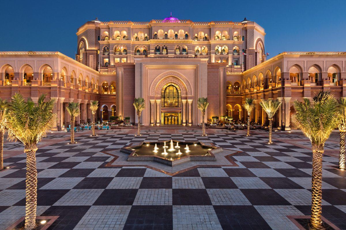 Emirates Palace in Abu Dhabi