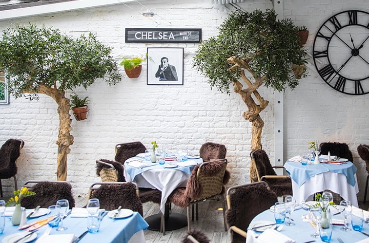 outdoor dining in London