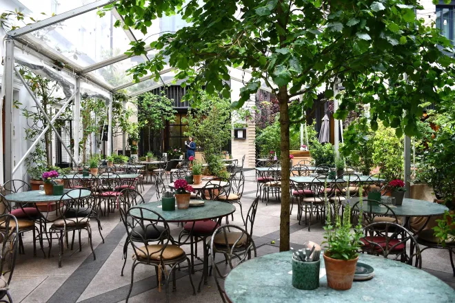 outdoor dining in London