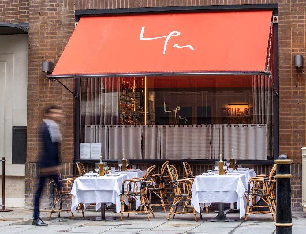 outdoor dining in London