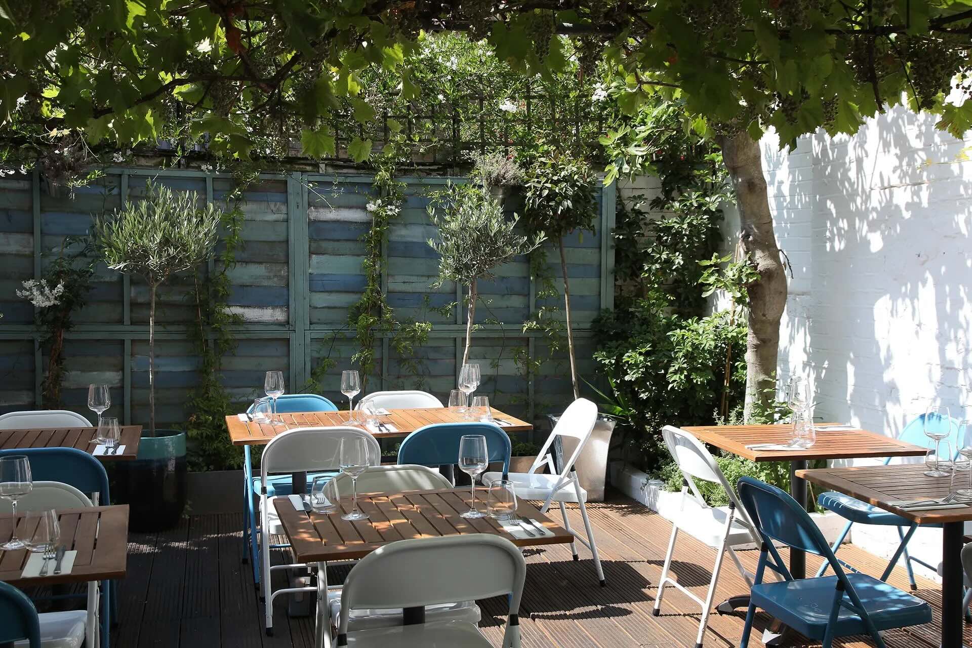 outdoor dining in London