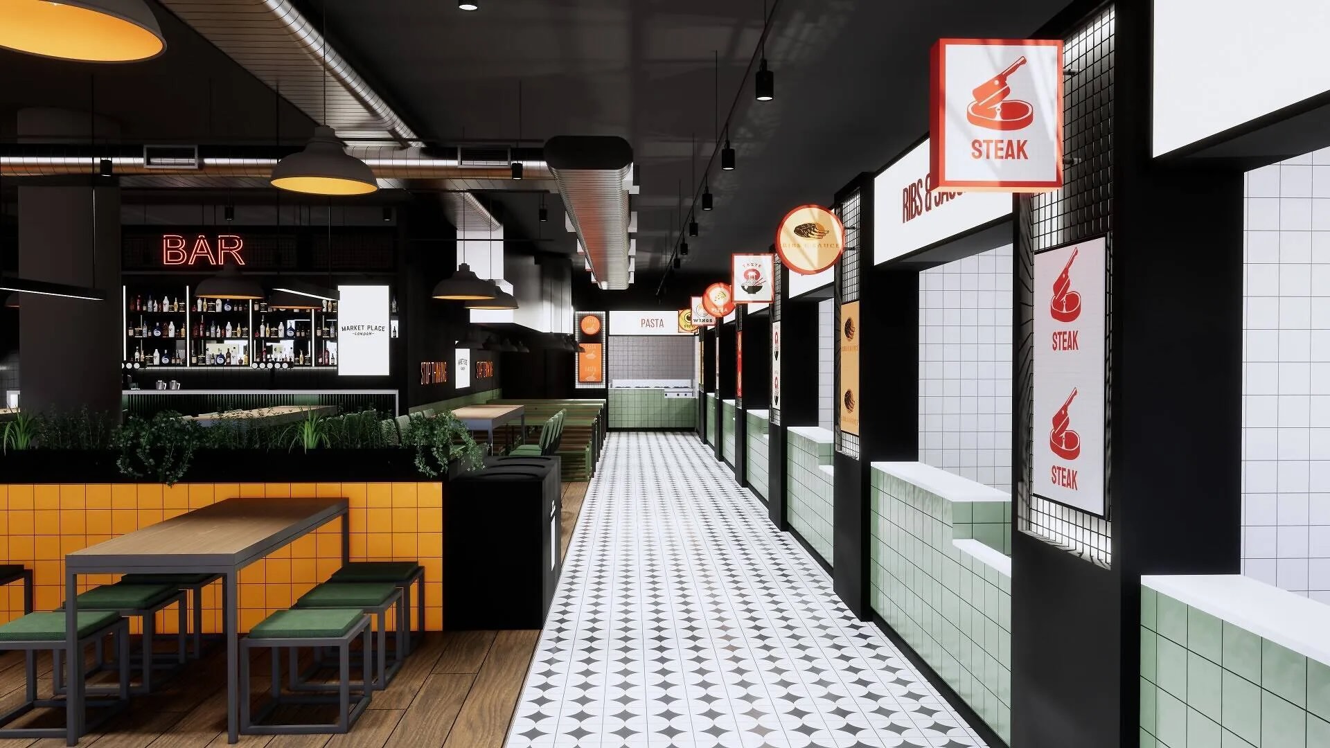 A new food hall is opening in St Paul’s this spring