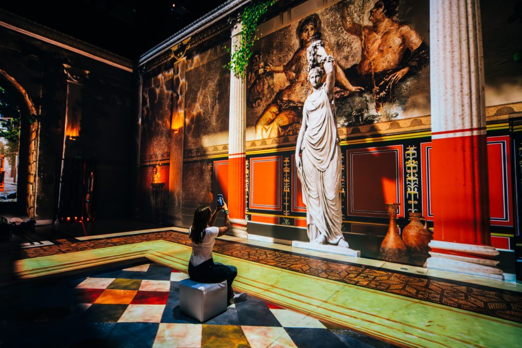 Pompeii immersive exhibition London