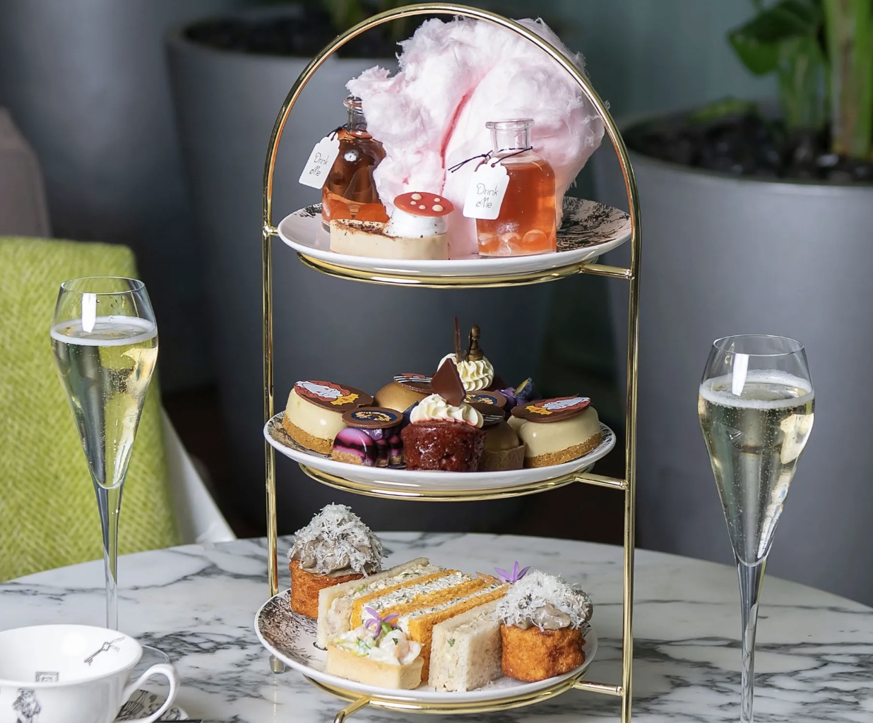 Afternoon tea at Sanderson Oxford Street