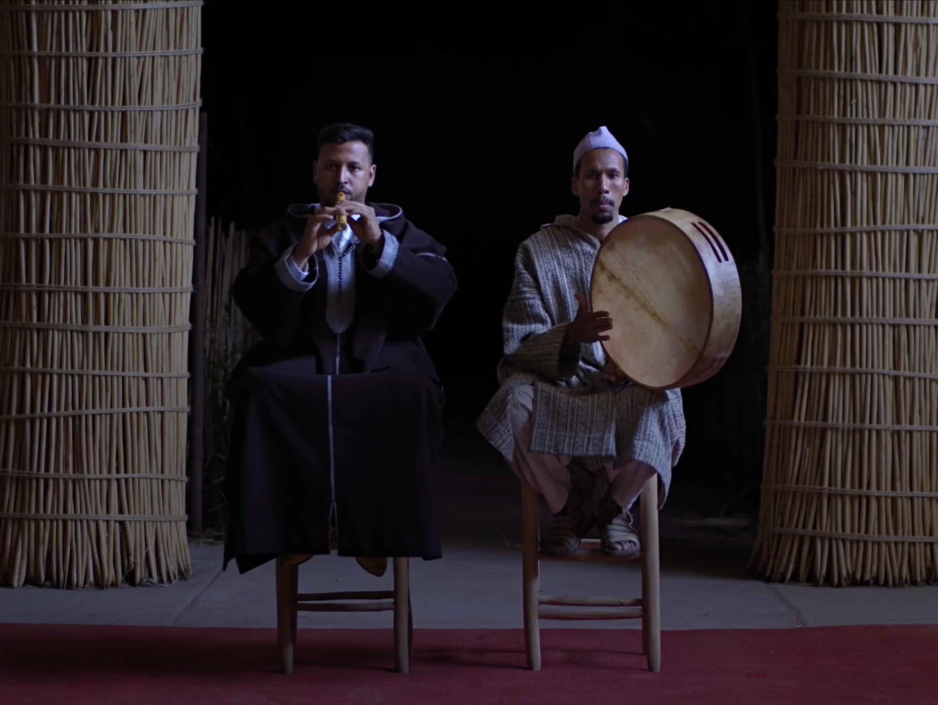 Bouchra Khalili's exhibition Circles and Storytellers