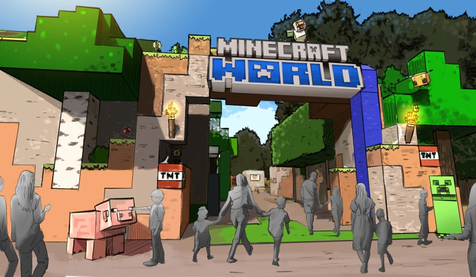Minecraft World in Chessington World of Adventures